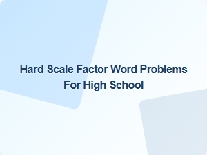 Strategies for Solving Difficult Scale Factor Problems